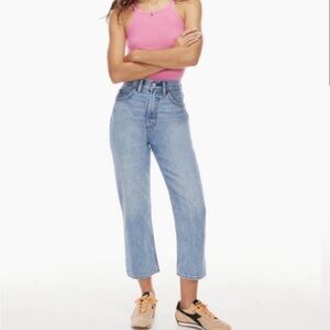 ARITZIA Denim Forum The Pin-Up Super High Straight Jeans Size 30